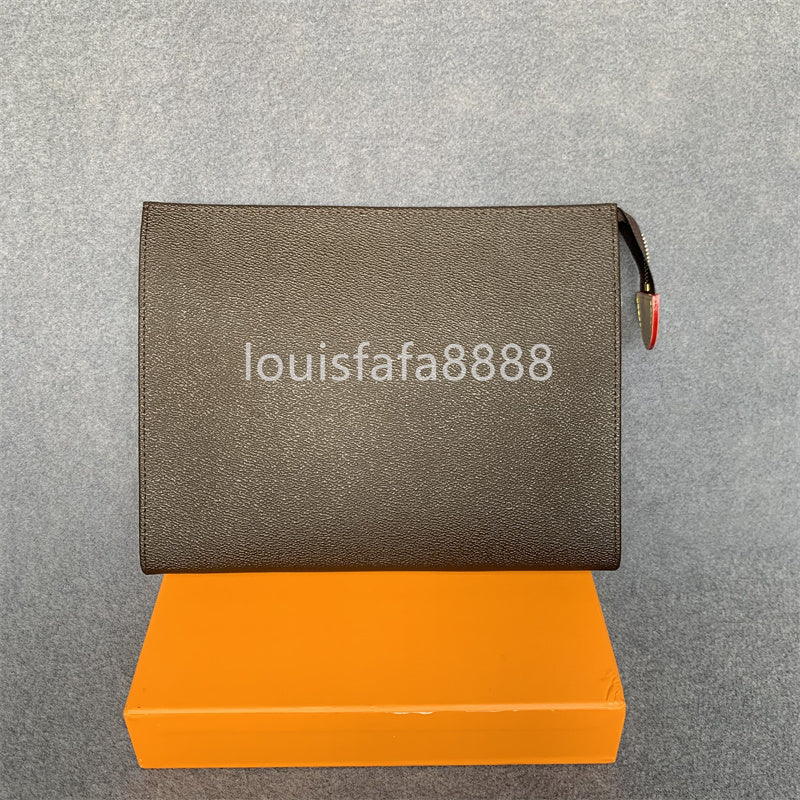 TOILETRY POUCH 26 19 15 Designer Womens Cosmetic Daily Pouch Beauty Voyage Case Nice Travel Makeup Bag mini Pochette Cle Accessoires Clutch