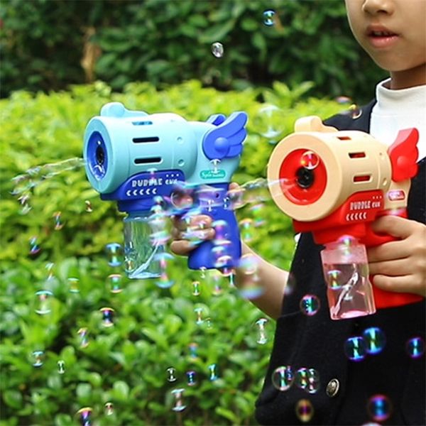 Cute Automatic Bubble Machine Kids Princess Game Toy Outdoor Child Soap Bubble Blower Machine Magic Guns Bride Wedding Bubbles 220621