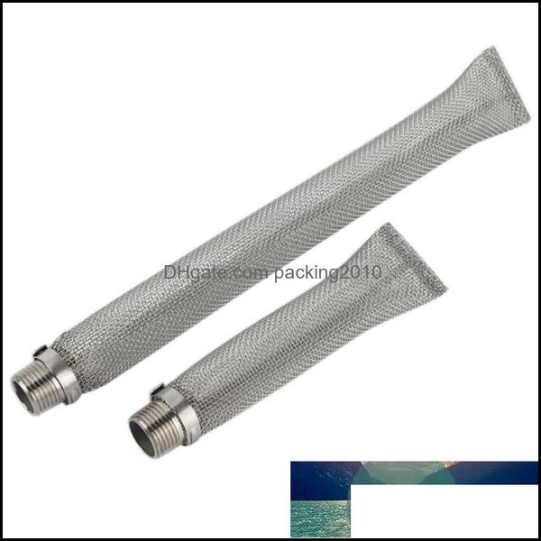 Other Kitchen Tools Kitchen Dining Bar Home Garden Stainless Steel Beer Filter Brewing Kettle Bazooka Screen Reusable Mtifunction Mesh St