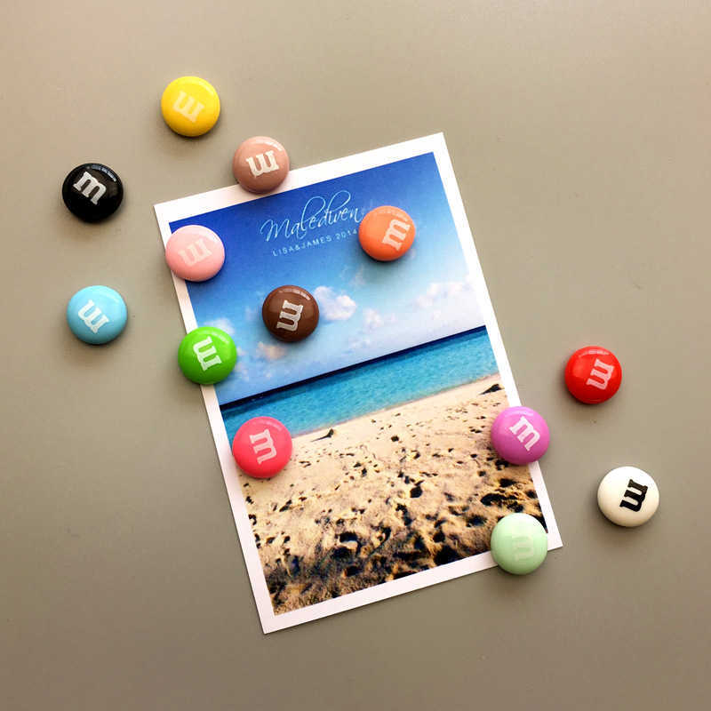 Colorful Candy Fridge Magnets Photo Wall Cute Souvenir Gifts Home Refrigerators Decor Magnetic Sticker Stationery Toy