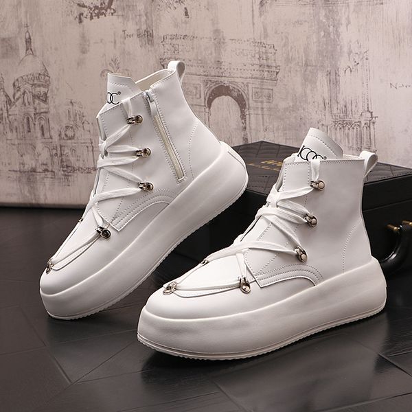 Wedding Autumn Spring Dress Party Shoes Fashion Board Sports Walking Sneakers British Style High Quality Round Toe