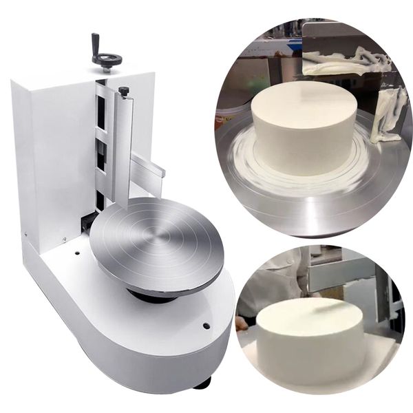 Birthday Cake Smearing Machine Household Small Automatic Smear Cream Plastering Machine Cake Shop Flat Baking Equipment