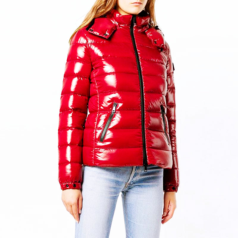 Women puffer jacket down jacket winter parkas coats quality casual thicken detachable hat outerwear badge decoration White duck downs filling XS-3XL