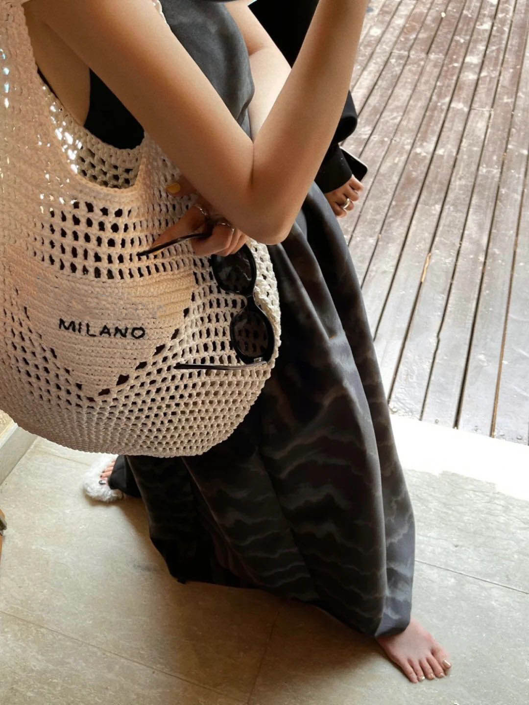 2022 Designer Women waterproof Twine Straw Tote Bag Luxurys Designers Bags Brand Sunshine Knitting Beach ladies Handbags Woman Leather Patchwork Tot