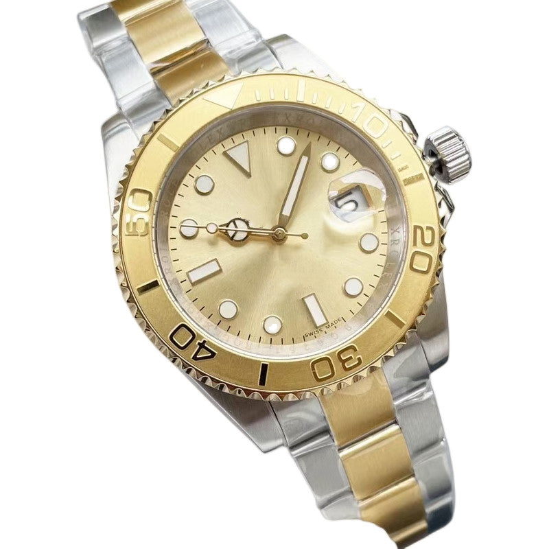 Men&#039;s Fashion Watch Classic Automatic Mechanical 40mm 316l Stainless Steel Bezel 904l Strap Mineral Super Mirror Sports Diving High Quality mov