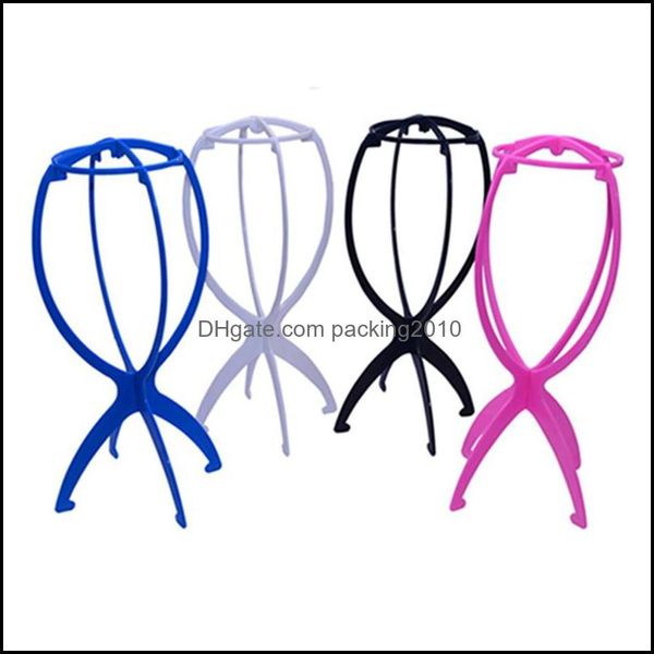 Storage Holders Racks Home Organization Housekee Garden Ajustable Wig Stands Plastic Hat Display Head Mannequin Stand Portable Folding Dro