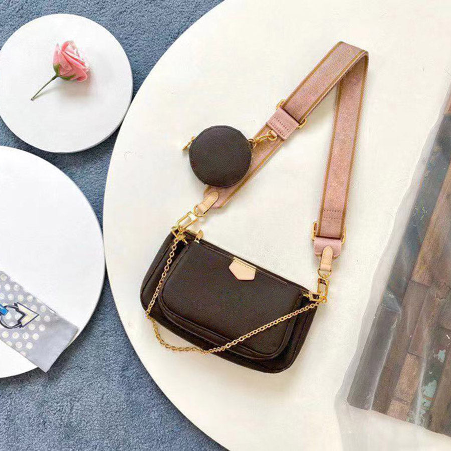 10A Mirror quality MULTI POCHETTE ACCESSOIRES Designer Composite Bag M44813 Genuine Leather Shoulder Bags Fashion Crossbody Bags With Box L003