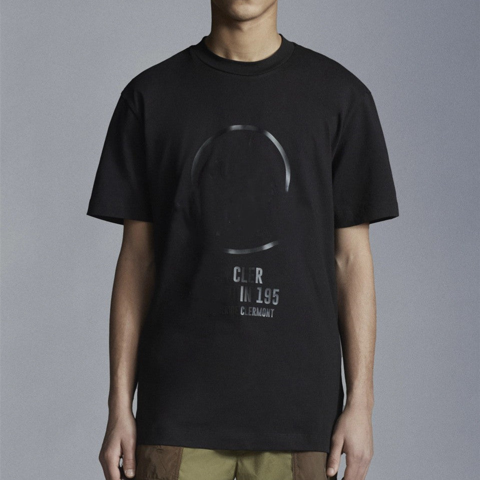 Men&#039;s Monclair Tees T shirts Designer Short Sleeve Crew Neck Felt Logo Cotton High Quality Luxury t-shirts Classic Blue White Black Yellow US L