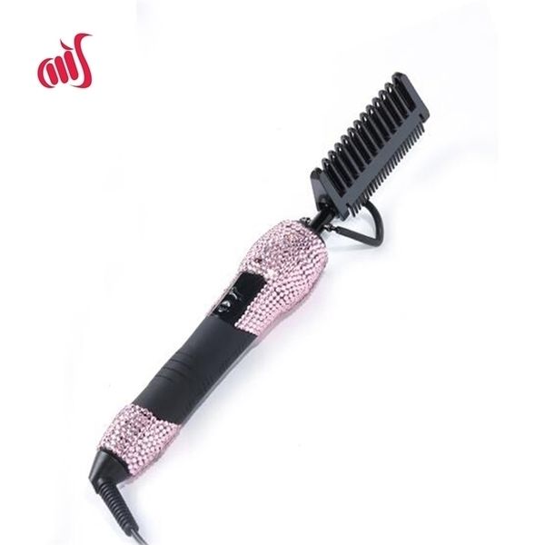 Ceramic Professional Pressing Comb Dia Straightener High Temperature comb 500 Degree 220727