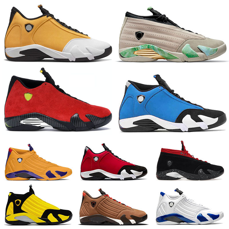 New Arrival Jumpman 14 14s XIV Mens Basketball Shoes Ginger Gym Blue Gym Red Toro Fortune Candy Cane Winterized Golden Desert Sand Sports Sneakers T