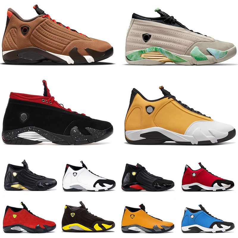 New Jumpman 14 14s XIV Basketball Shoes For Mens Ginger Red Lipstick Gym Blue Red Toro Thunder Fortune Reverse Ferrar Yellow Designer Sneakers Train