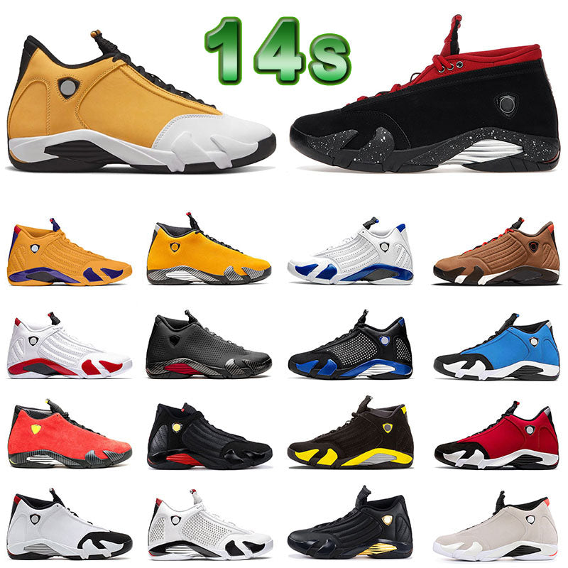 Original 14 14s Basketball Shoes Mens Jumpman Ginger XIV Red Lipstick Trainers Fortune Winterized Black Ferrar Gym Blue Toro Designer Sports Sneaker