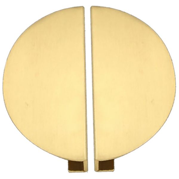 1 Set Semicircle Solid Brass Cabinet Knobs and Handles Drawer Furnitures Cupboard Wardrobe Knobs Book Cabinet Door Pull 201013