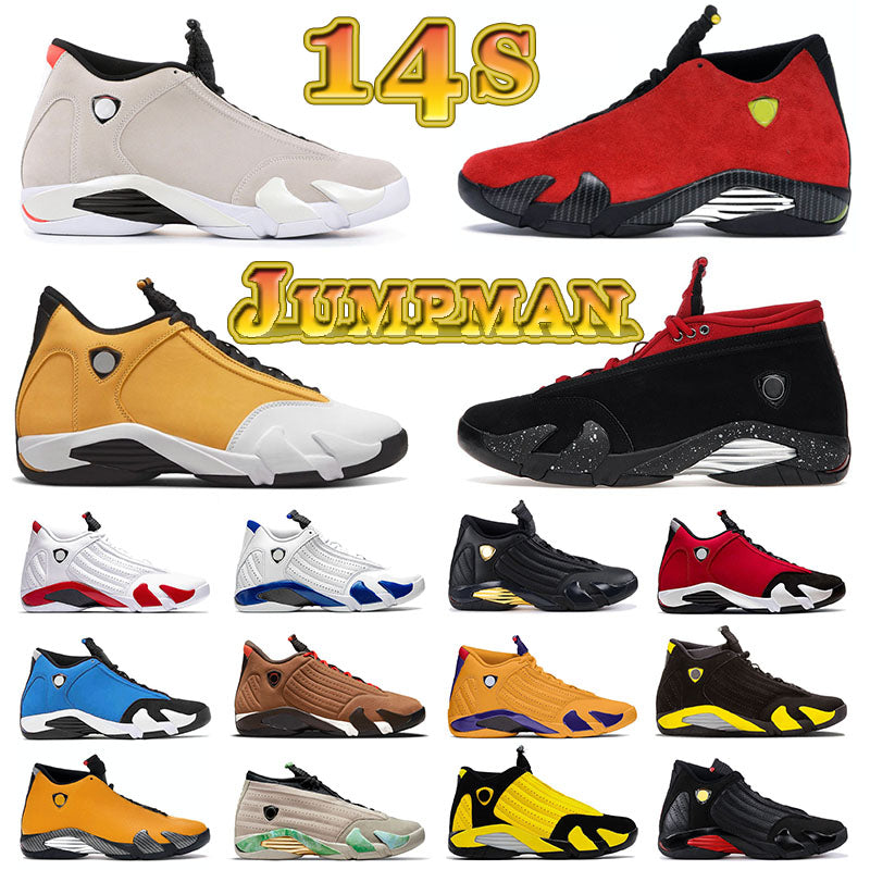 Mens Jumpman 14 14s XIV Basketball Shoes Ginger Fortune Red Lipstick Winterized Designer Black Ferrar Golden Gym Blue Sports Sneakers Trainers Toro