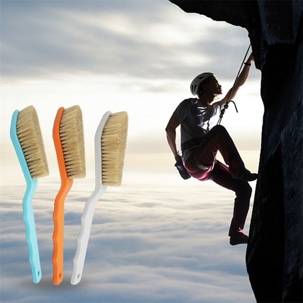 Boar Bristle Climbing and Bouldering Brush with Ergonomic Handle Home Supplies Household Commodities Shoe Brushes 201021