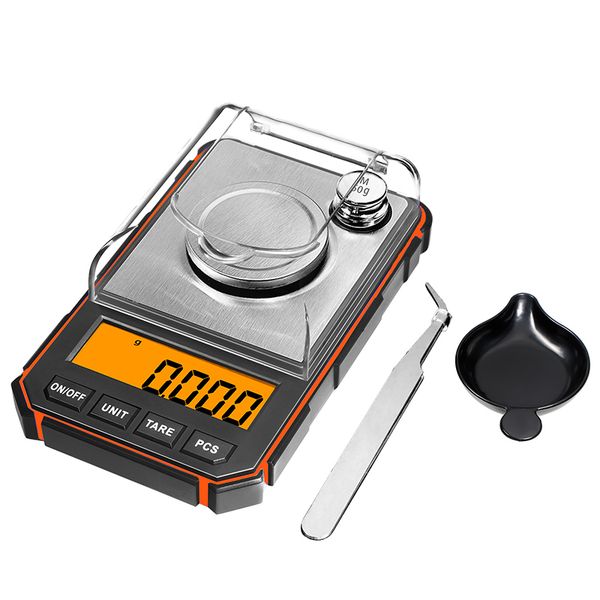 0.001g Portable LED Digital Scale 50g Calibration Weights Food Balance Measuring Weight Kitchen Electronic Scales YF0066