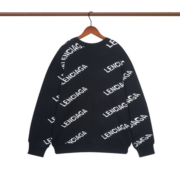 Men Sweaters Long Sleeves Knitted Jumper Fashion Casual Designer Letter Pattern Autumn Winter Warm Pullover Sweater