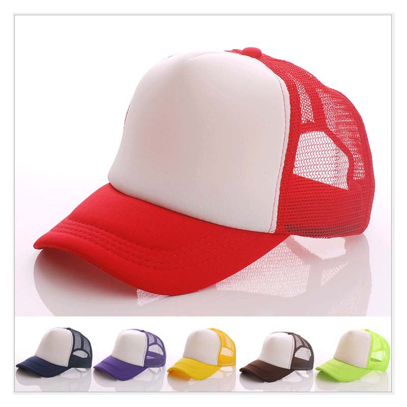 Adult basehats Wholesale Customized Net caps LOGO printing advertisement snapback baseball Candy Color Peaked Hat