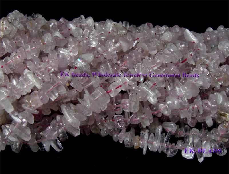 Discount Wholesale Natural Rose Purple Pink Kunzite Nugget Chip Loose Beads Free Form 3x7mm Fit Jewelry Necklace Bracelets 16&quot; 0264