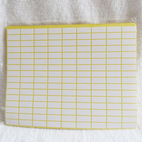 different sizes free shipping latest blank white office printer paper self adhesive sticker label,classfy handwritting sticker