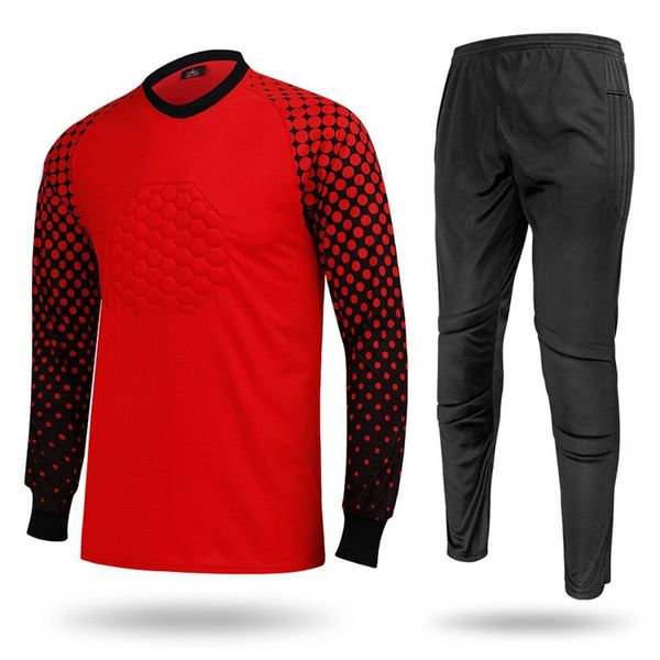 Yoga Outfit Football Goalkeeper Sleeve Shirt Long Pant Athletic Adult Soccer Jersey Shirts Men&#039;s Sweater Trainer Jerseys Trousers