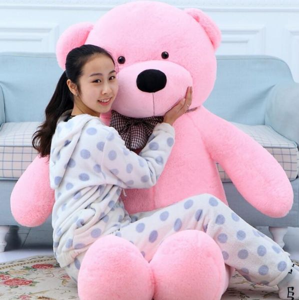 Giant 180cm-1.8m teddy bear life size purple large plush stuffed toys animal kid baby dolls birthday valentine gift for girls