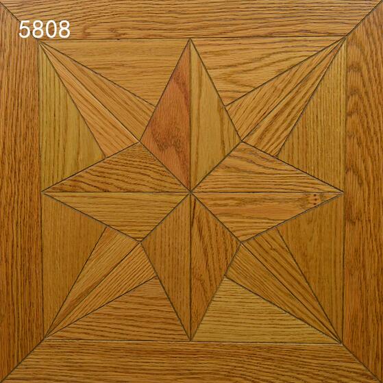 Red Oak flooring medallion skirting moulding art wood floor home Decor room rugs interior wallpaper inlaid parkett marquetry tiles finished engineer