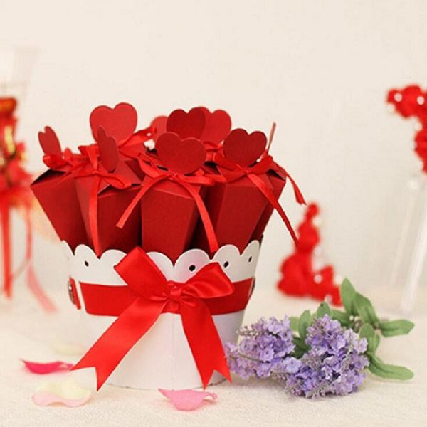 candy box bag chocolate paper gift package for Birthday Wedding Party favor Decoration supplies craft DIY favor baby shower basket flowers