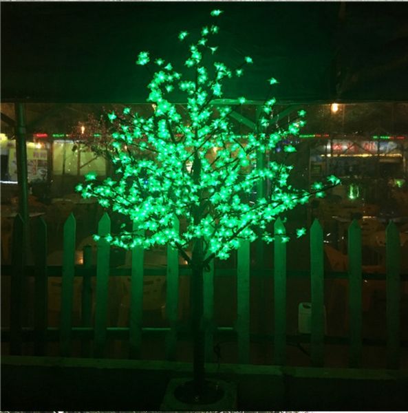 2M 6.5ft Height LED Artificial Cherry Blossom Trees Christmas Light 1152pcs LED Bulbs 110-220VAC Rainproof fairy garden decor