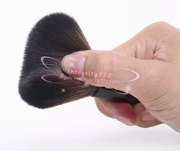 Makeup Brushes Black-Brown handle 18Pcs Professional Makeup Brushes set Cosmetic Brush Set Kit Tool + Roll Up Case DHL CL250118