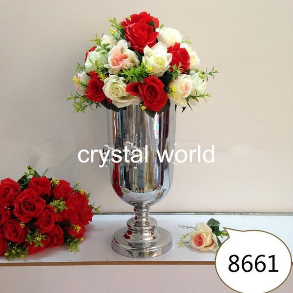 mental flower stand centerpieces, standing vase wholesale walk way