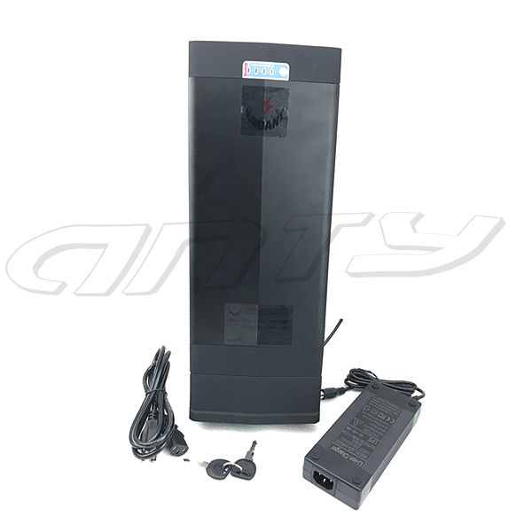 US EU AU no tax 36V 800W Rear Rack Electric Bike Battery 36V 16Ah E-scooter Lithium Battery 36V With USB Port 30A BMS 2A Charger