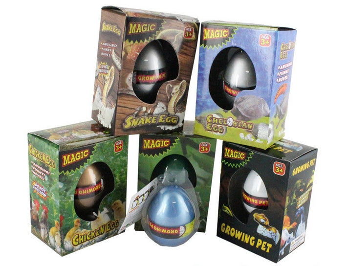 Big Easter Dinosaur Eggs Novelty Games Toys Turtle Snake Chicken Penguin Crocodile Lizard Water Expansion Easter Egg 7 Designs