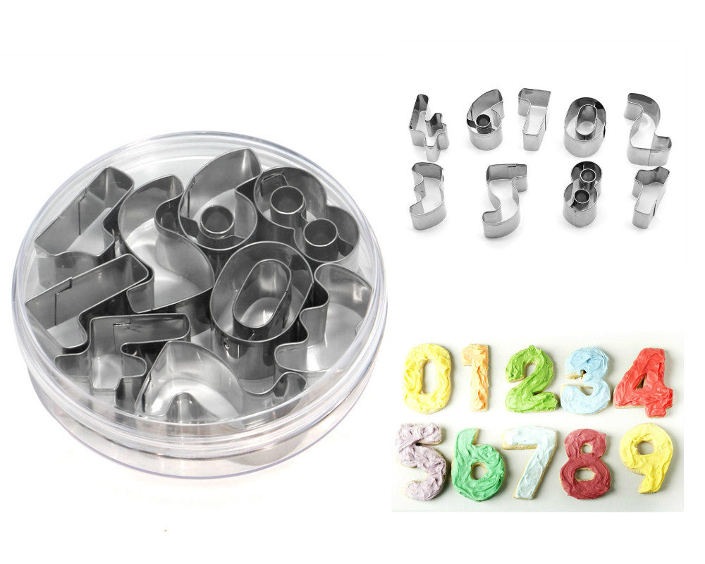 9 PCS Sliver Cake Tools Cookie Cutters Set Figure Shape Stainless Steel Mini Bread Baking Decorating Tool Sandwich 122147