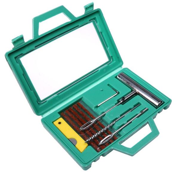 Car and motorcycle vacuum tire repair kit