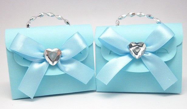 Hand bags with chain wedding favors holders boxes candy bag chocolate box party favours gift boxes