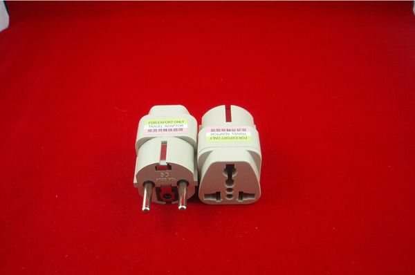 500 Pcs-lot Universal AC Power Plug Converter Adapter UK-US-AU To EU Plug Adapter Travel Charger Adapter Electrical Plug Socket