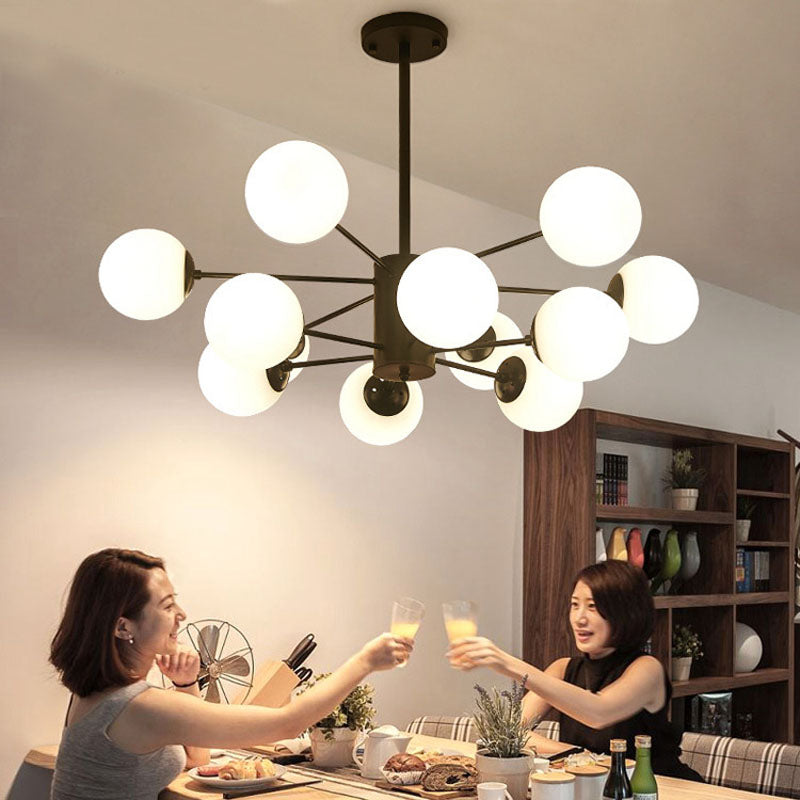 Newest Modern Glass Bubble Ball Pendant Light Industrial Beans Ceiling Lamp Lighting