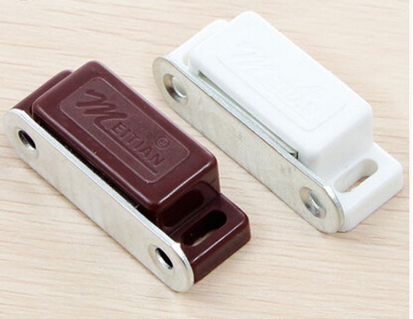 Furniture hardware accessories glass cabinets wardrobe cabinet suck magnetic plastic cabinet (2 pack)