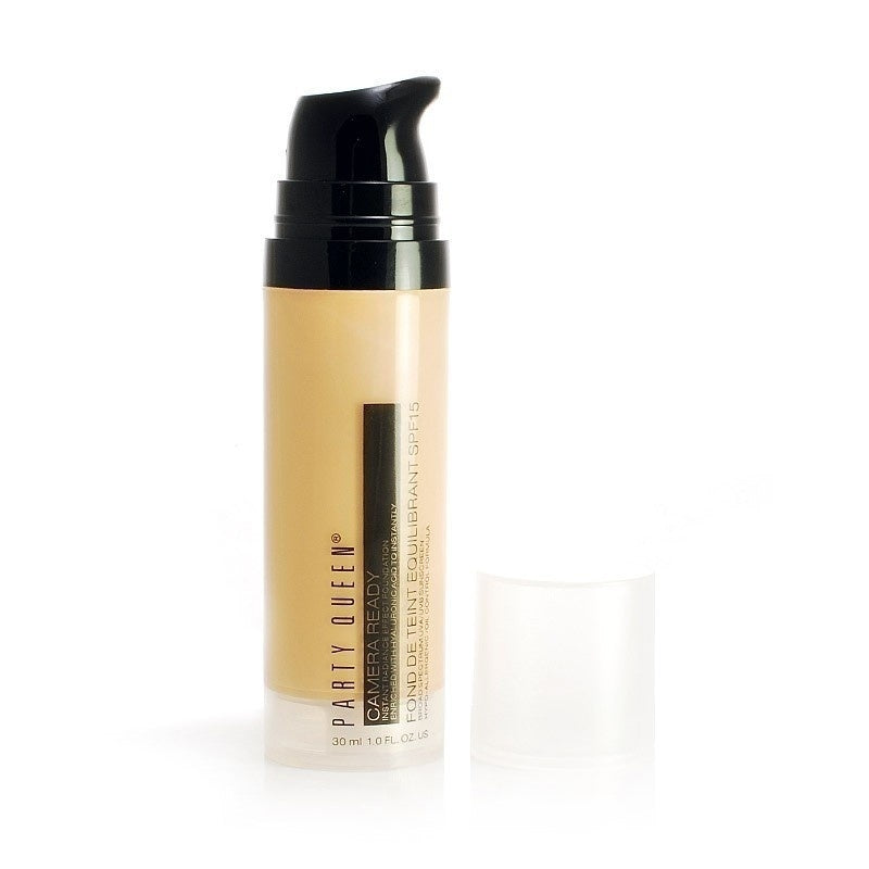 Party Queen Instant Color Moist Liquid Foundation Camera Ready Series Thin High Cover Face Makeup Base Professional Cosmetics