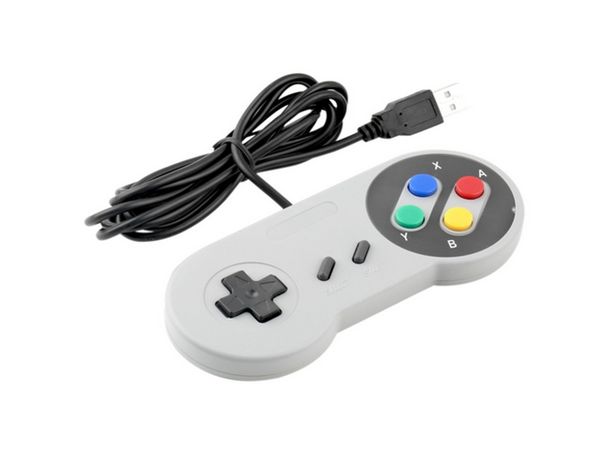4 Types Super Game Controller SNES wired Classic Gamepad Joystick Joypad for PC MAC Games for Win98-ME-2000-2003-XP-Vista