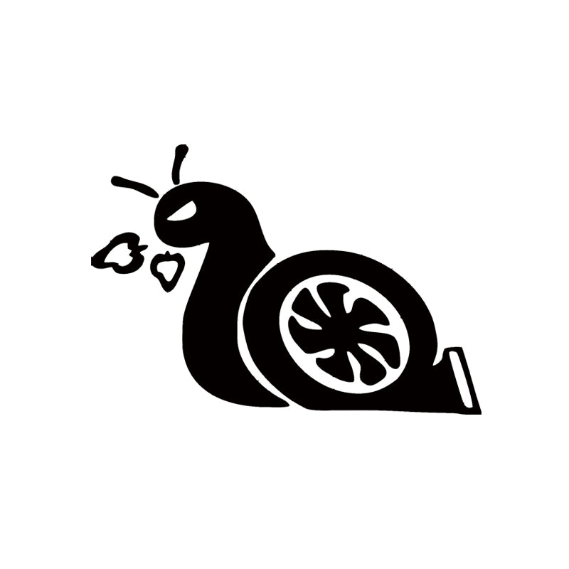 2017 Hot Sale Car Stying Jdm Boosted Snail Decal Turbo Car Window Vinyl Sticker Car Accessories Jdm