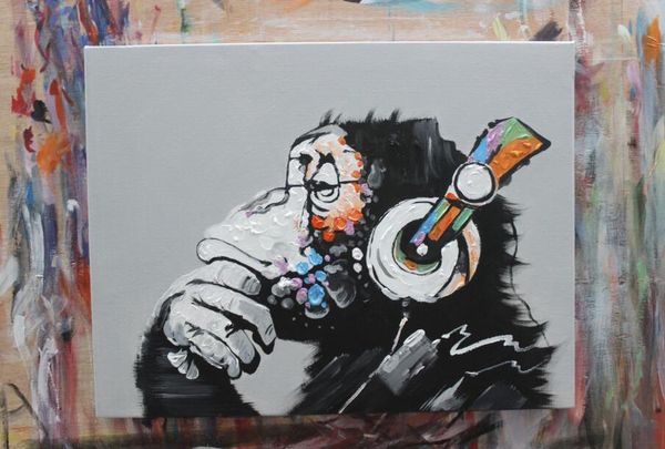 Hand Painted Customized Oil Painting Picture Art Paints Wall Decoration for Home Office Living Animal Paintings