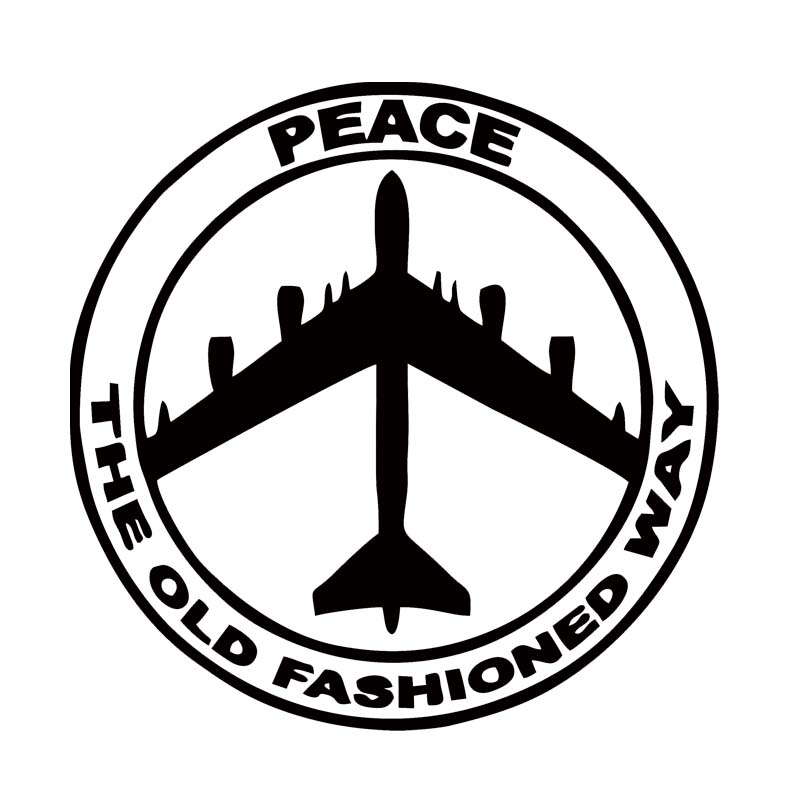 Hot Sale For B-52 Peace Air Force Car Styling Truck Decal Vinyl Funny Sticker Jdm Car Window Accessories Decor