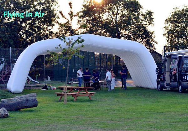 Wedding Marquee Inflatable Tent Outdoor PVC Tarpaulin White Air Blow Up Arch Tunnel for Party-Event-Picnic