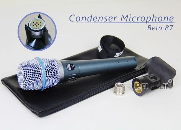 real beta87a top quality beta 87a supercardioid condenser vocal microphone with amazing sound