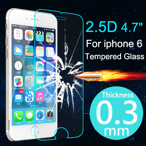 Top Quality 0.3mm HD Ultrathin Premium Tempered Glass Screen Protector For iphone 6 6s Plus Protective Film Case For iPhone 6 6s
