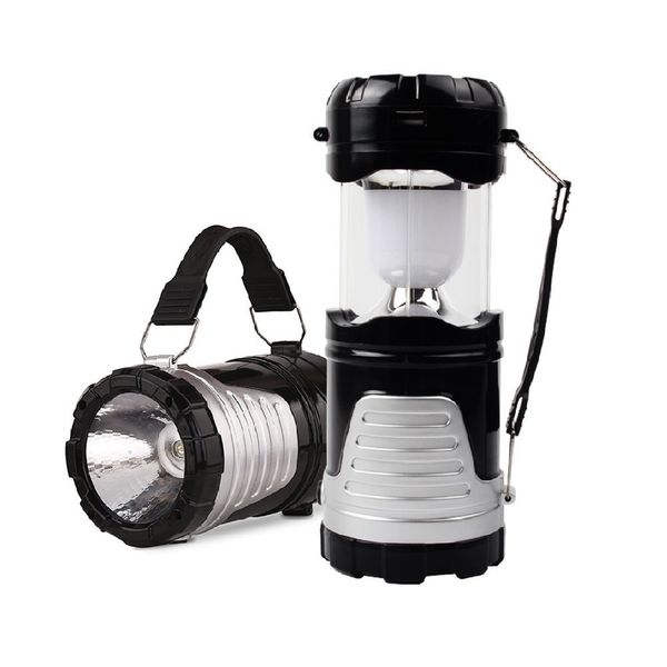 Lanterns Retractable Outdoor Tent USB Solar Camping Lamp LED Lantern Light For Hiking Emergencies Outdoor Lighting Folding Lamps