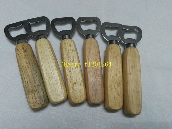 50pcs-lot Fast shipping Wholesale Personalized Wood Beer Bottle Opener Wooden opener For Wedding Party Gift