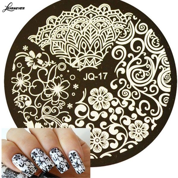Beauty Flower Style Images For Print Nail Art Stamping Nail Art Plates Templates Stencils Manicure Styling Tools